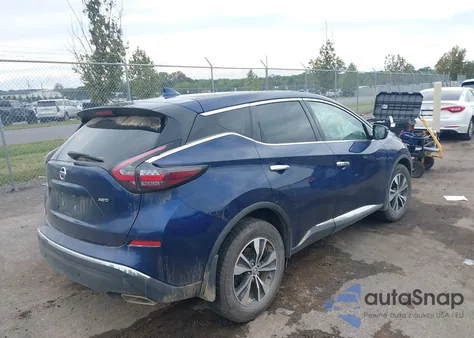 2020 Nissan Murano S Intelligent Awd z USA, uszkodzony, nr VIN 5N1AZ2AS9LN143991